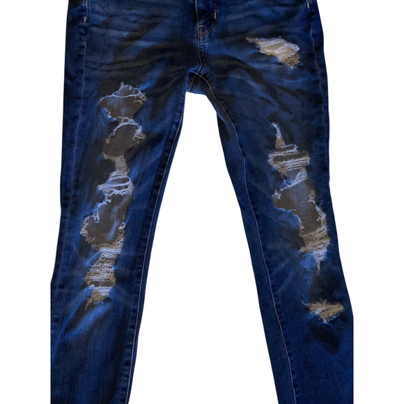 American Eagle Ripped 'The Dream Jeans' (Women's Size 2) Chic Fashion Jean Pants - Picture 7 of 15